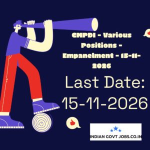 CMPDI Advocate for Supreme Court of India Recruitment 2026