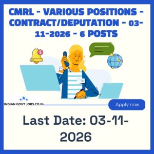 CMRL General Manager (Signal & Telecom) Recruitment 2026
