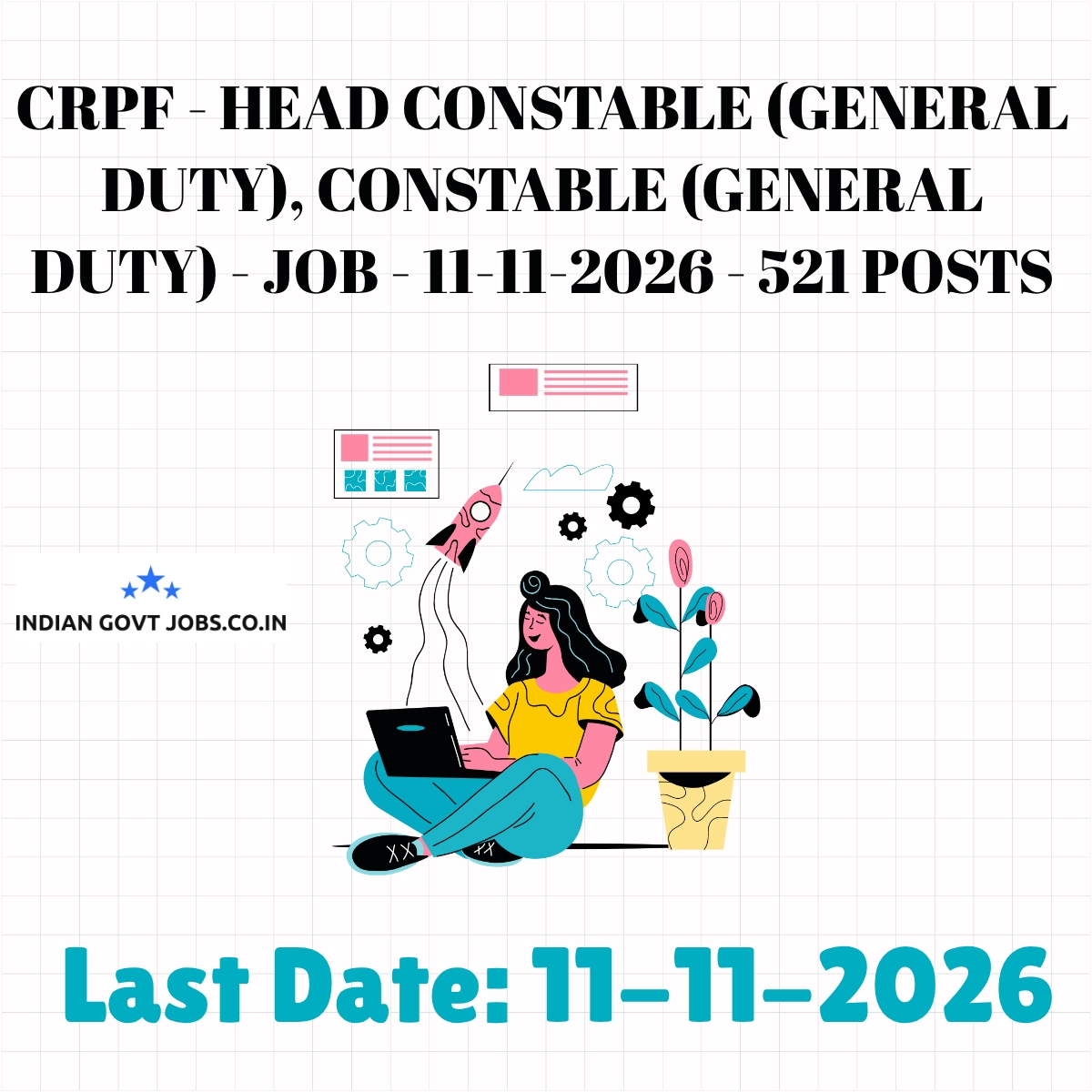 CRPF Head Constable (General Duty) Recruitment 2026