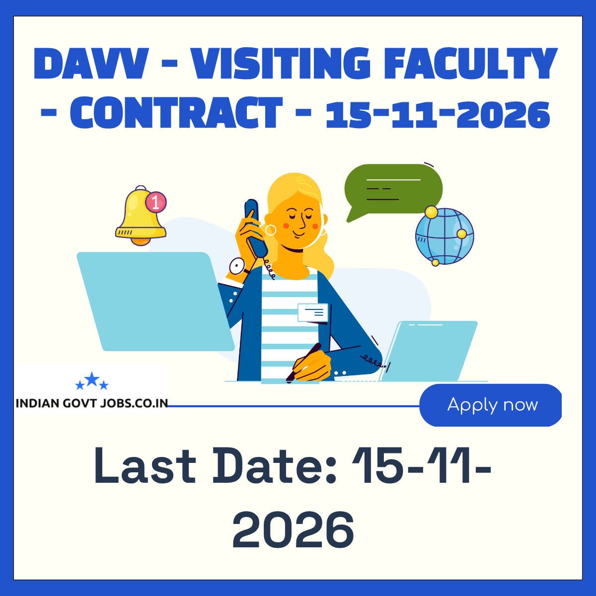 DAVV Visiting Faculty Recruitment 2026