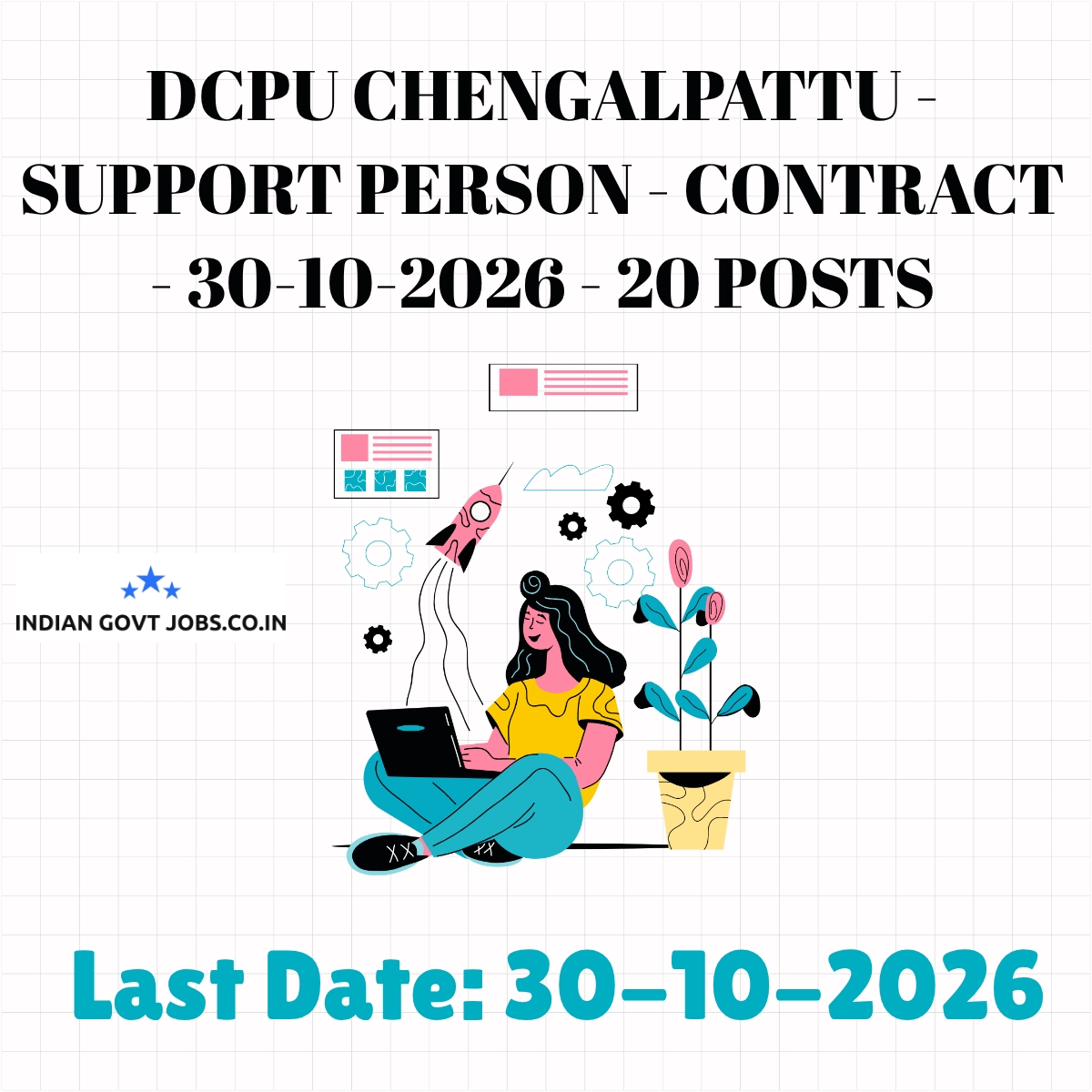 DCPU Chengalpattu Support Person Recruitment 2026