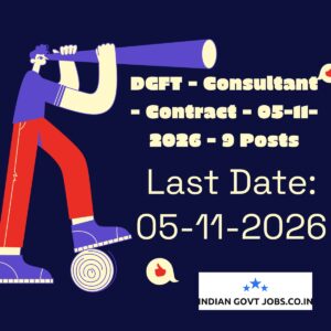 DGFT Consultant Recruitment 2026