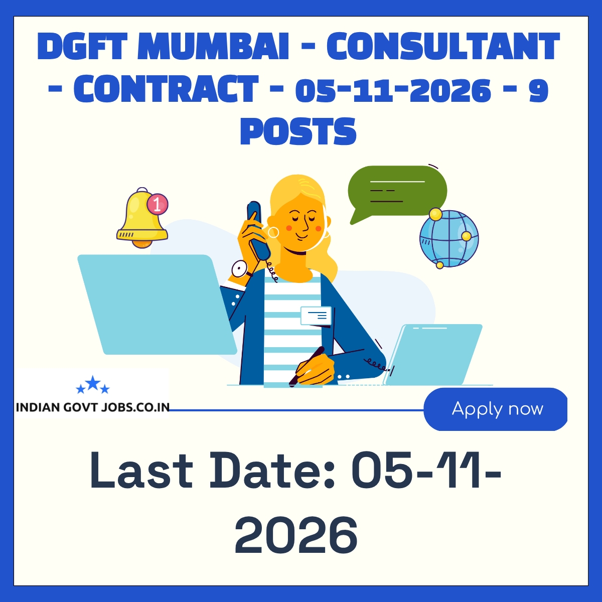 DGFT Mumbai Consultant Recruitment 2026