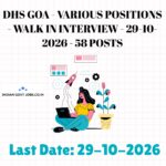 DHS Goa Surgeon Recruitment 2026