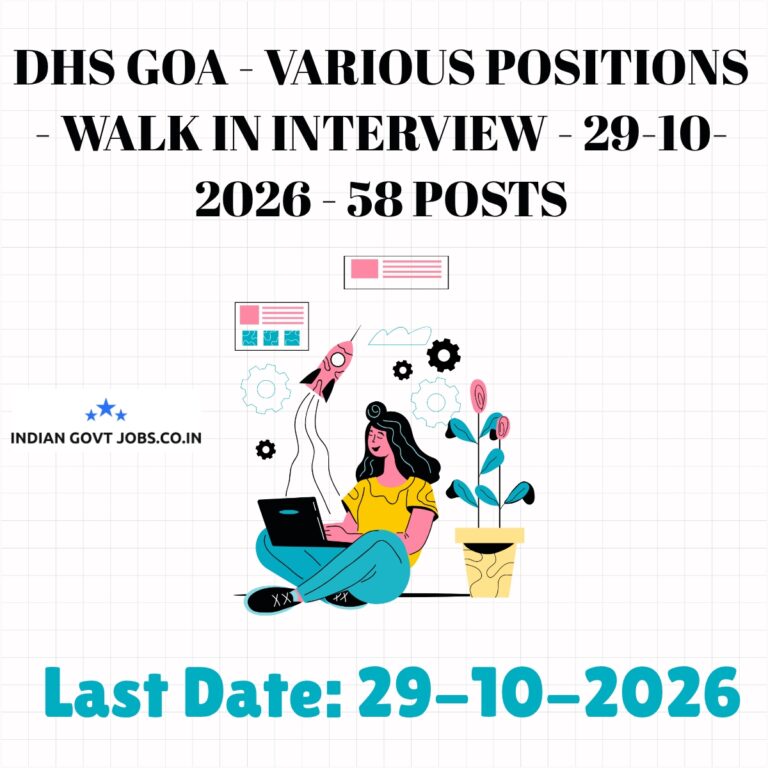 DHS Goa Surgeon Recruitment 2026