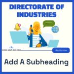 Directorate of Industries & Commerce Extension Officer (Industry) Recruitment 2026