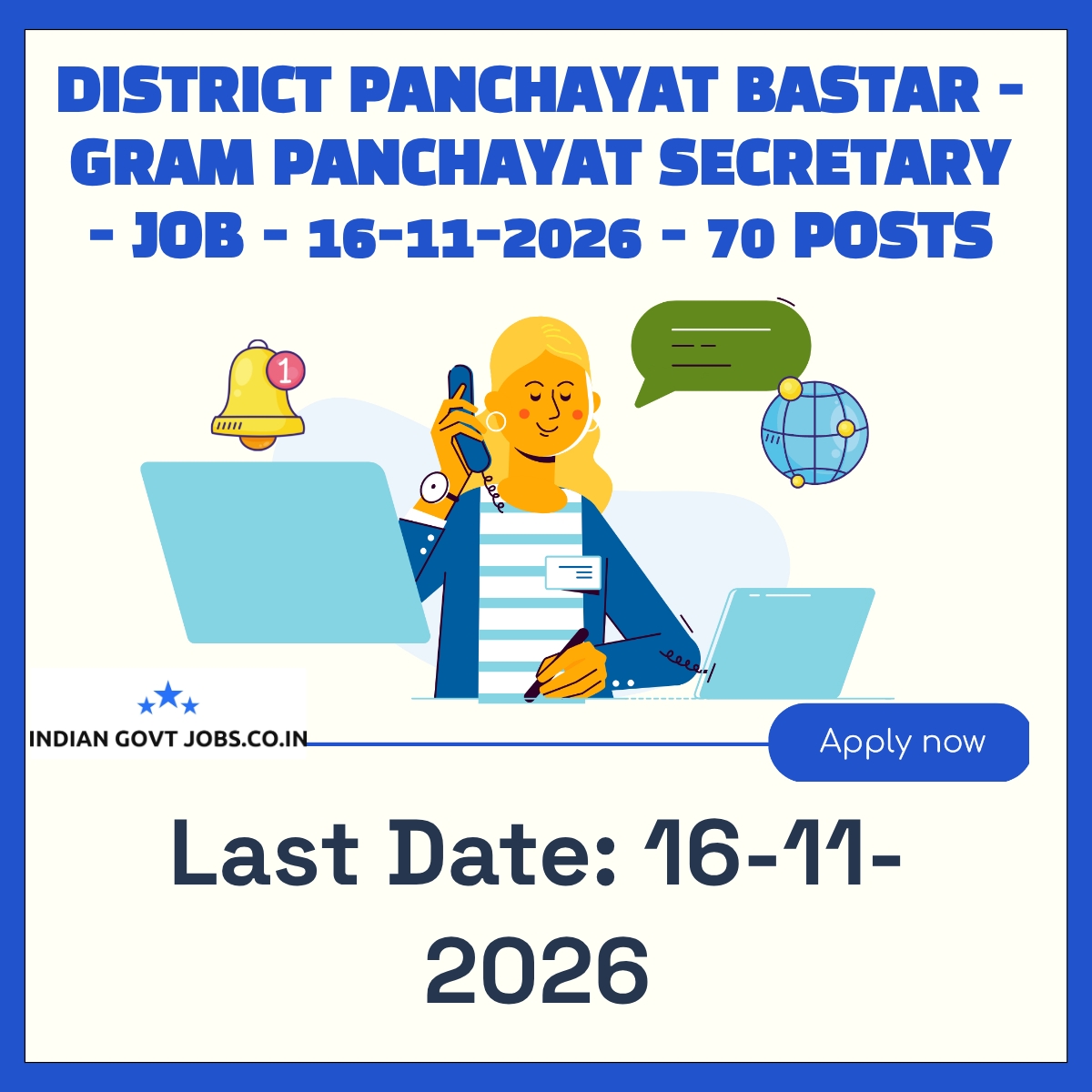 District Panchayat Bastar Gram Panchayat Secretary Recruitment 2026