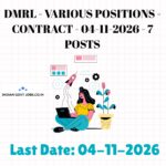 DMRL Metal Extraction Professional Recruitment 2026