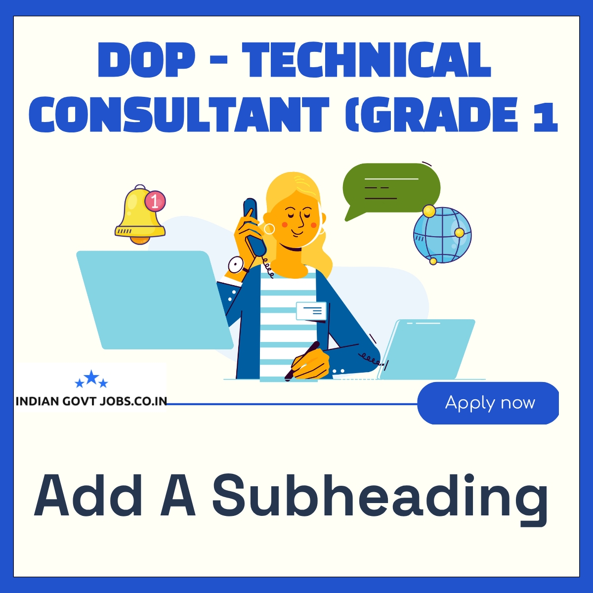 DoP Technical Consultant - Grade 1 Recruitment 2026