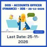DOS Accounts Officer (Finance) Recruitment 2026
