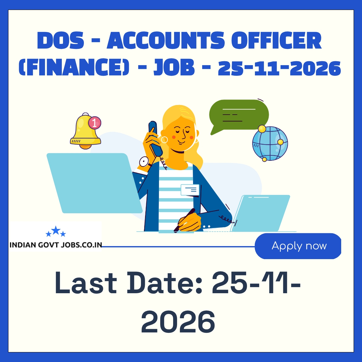 DOS Accounts Officer (Finance) Recruitment 2026