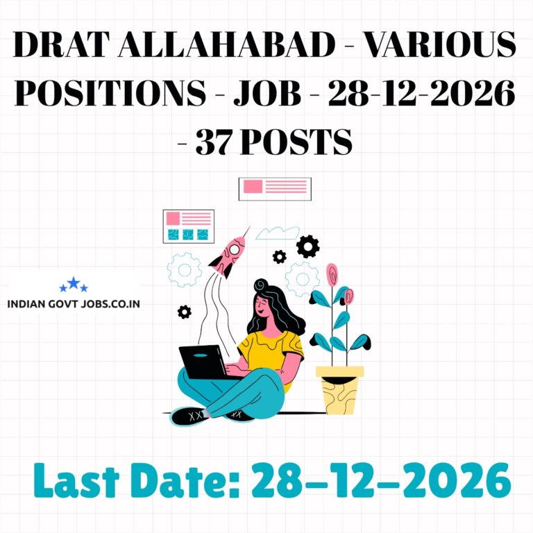 DRAT Allahabad Section Officer Recruitment 2026