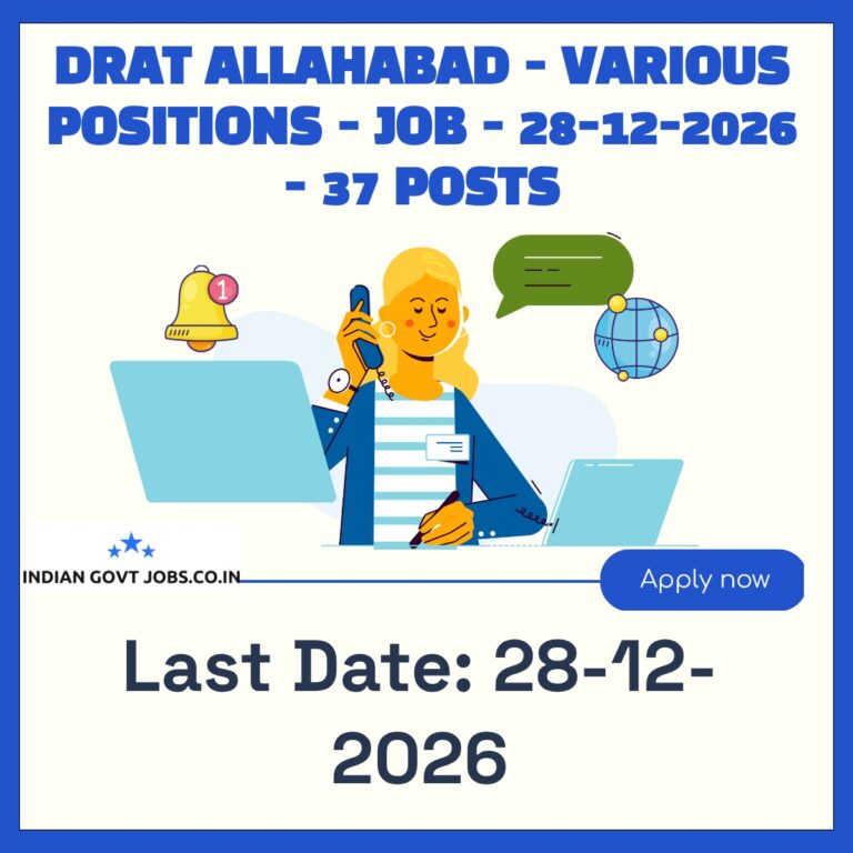 DRAT Allahabad Section Officer Recruitment 2026