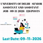 DU Senior Assistant Recruitment 2026