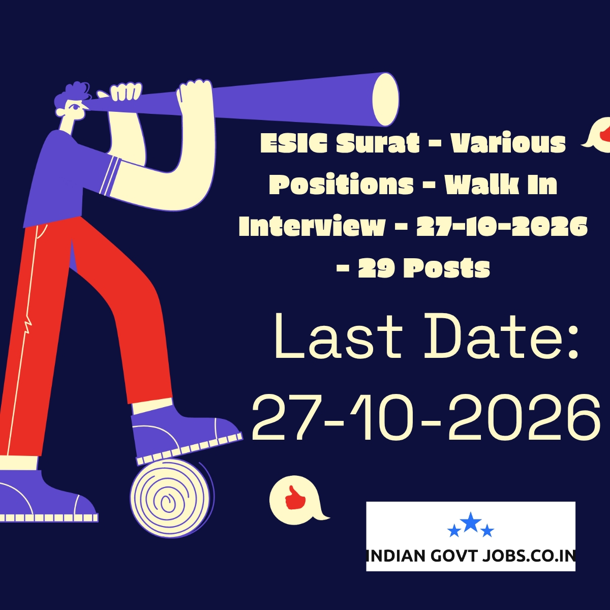ESIC Surat Professor Recruitment 2026