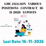 GMC Jalgaon Anatomy Recruitment 2026