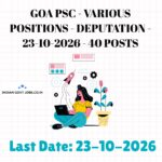 Goa PSC Senior Technical Examiner Recruitment 2026