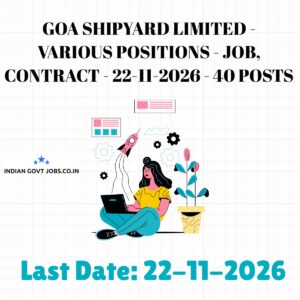 GSL Chief General Manager Recruitment 2026