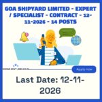 GSL Expert / Specialist - Weapons and Sensors Recruitment 2026