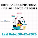 HBTU Professor - Oil Technology Recruitment 2026