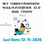 HCI Manager (Purchase) Recruitment 2026