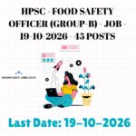 HPSC Food Safety Officer (Group-B) Recruitment 2026
