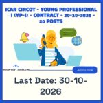 ICAR CIRCOT Young Professional – I (YP-I) Recruitment 2026