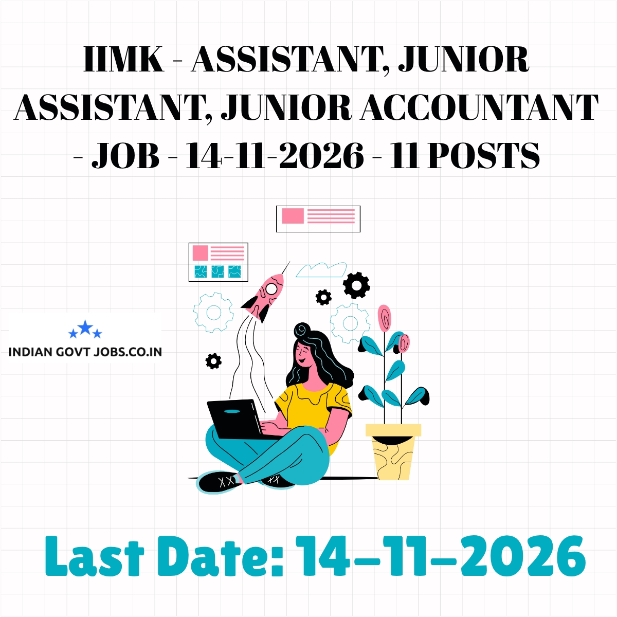 IIMK Assistant Recruitment 2026