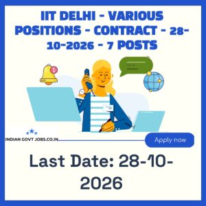 IIT Delhi Research Associate Recruitment 2026