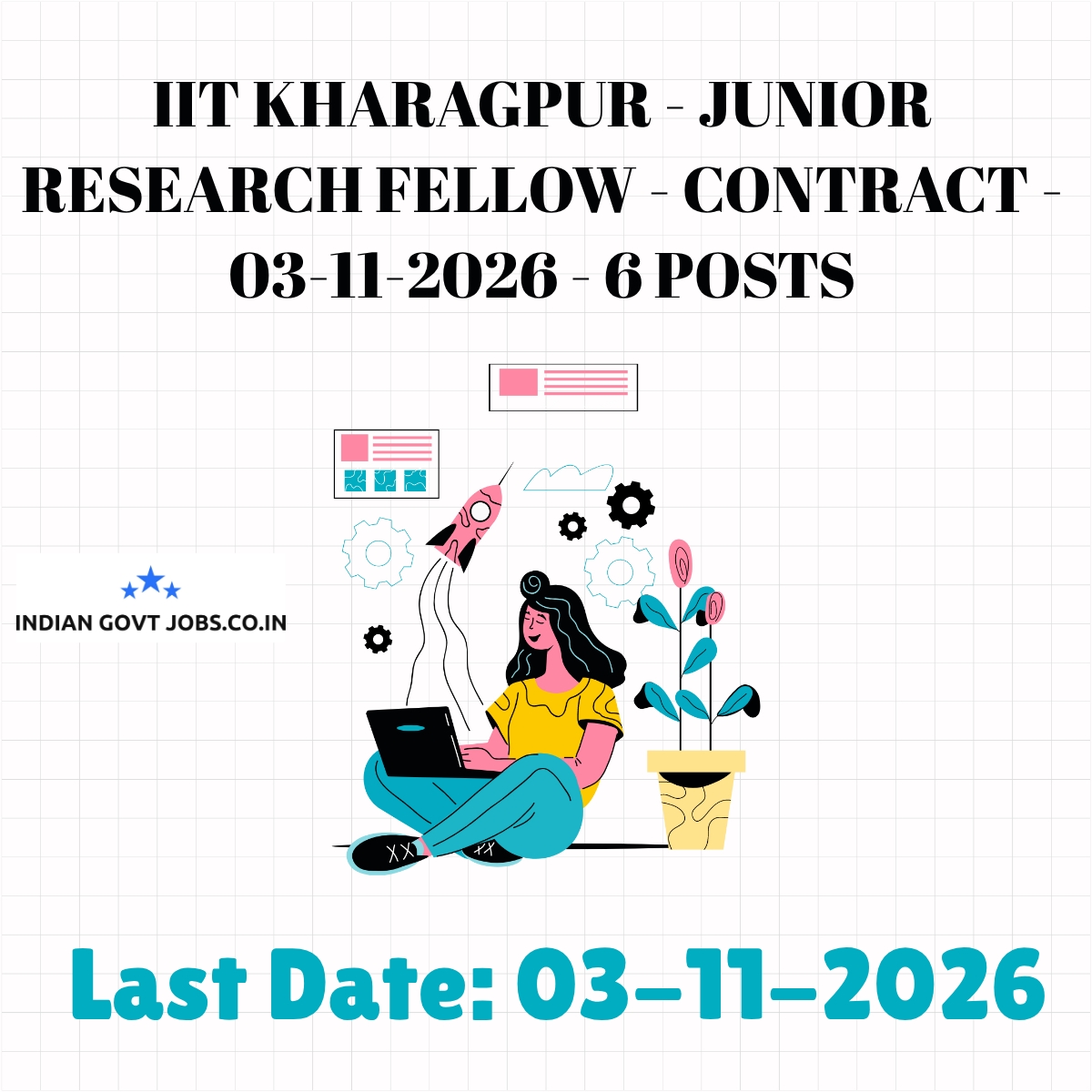 IIT Kharagpur Junior Research Fellow (JRF) Recruitment 2026