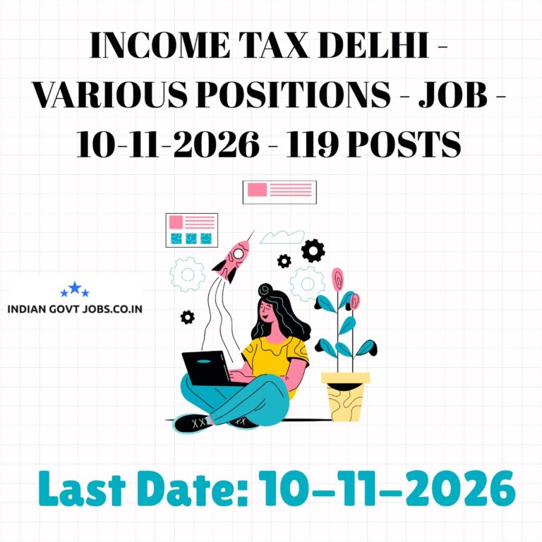 Income Tax Delhi Tax Assistant Recruitment 2026