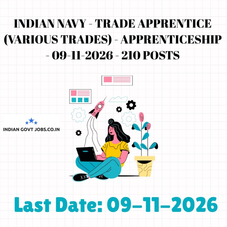 Indian Navy Trade Apprentice - Computer Operator and Programming Assistant Recruitment 2026