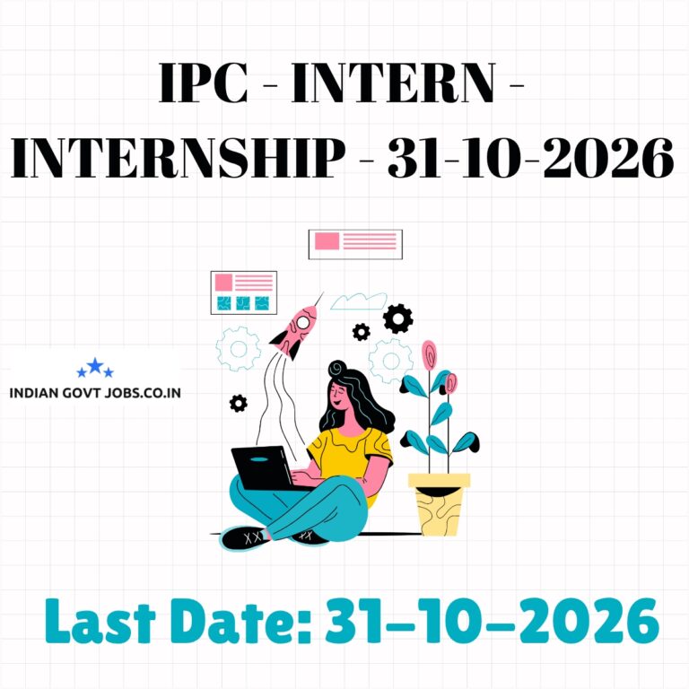 IPC Intern Recruitment 2026