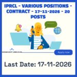 IPRCL Dy. General Manager (Projects) Recruitment 2026