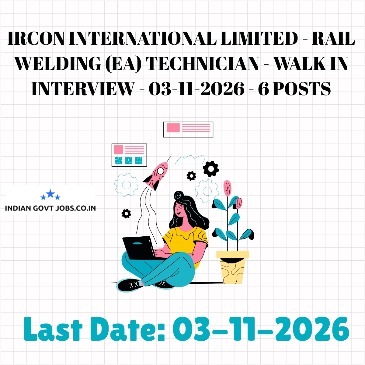 IRCON Rail Welding (EA) Technician Recruitment 2026