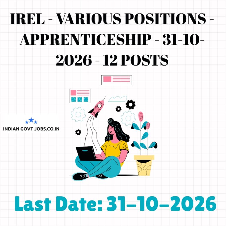 IREL Fitter Recruitment 2026