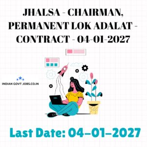 JHALSA Chairman Recruitment 2027