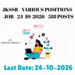 JKSSB Senior Canning Attendant Recruitment 2026