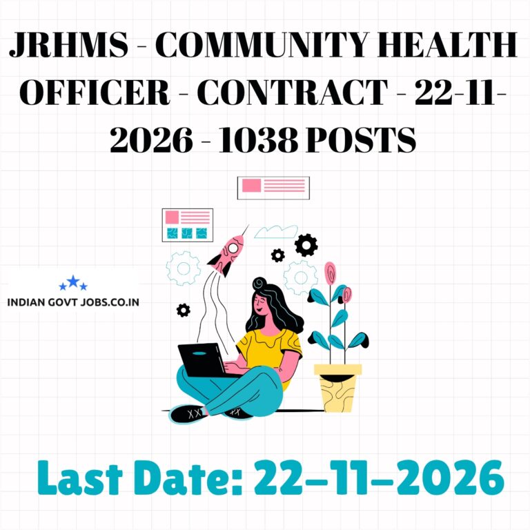 JRHMS Community Health Officer Recruitment 2026