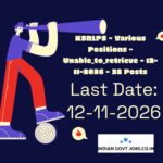 KSRLPS Block Manager - Farm Livelihoods Recruitment 2026