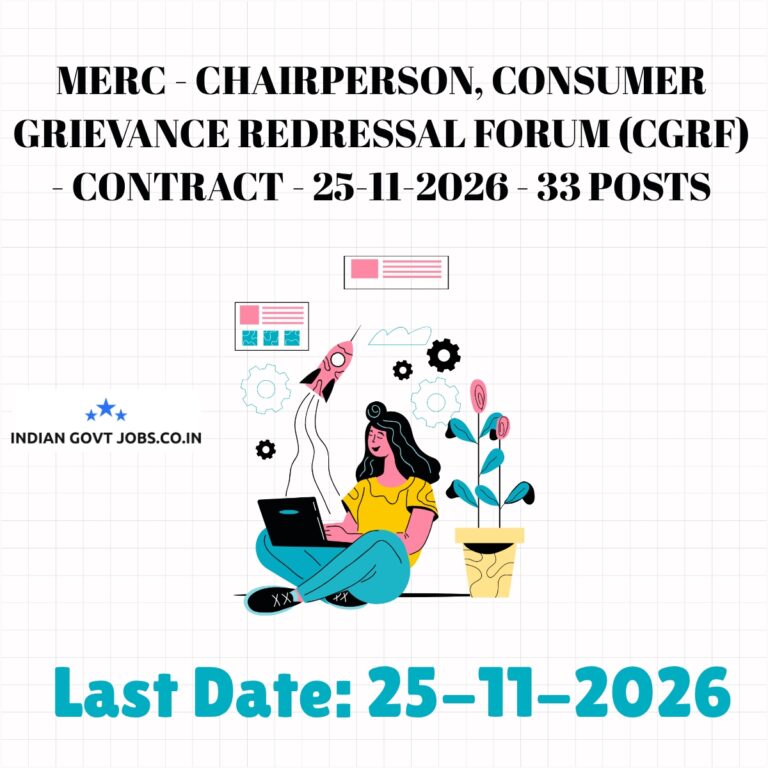MERC Chairperson Recruitment 2026