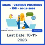 MGUG Professor Recruitment 2026