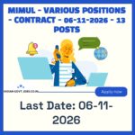 MIMUL Management Trainee (Field Extension Activity) Recruitment 2026
