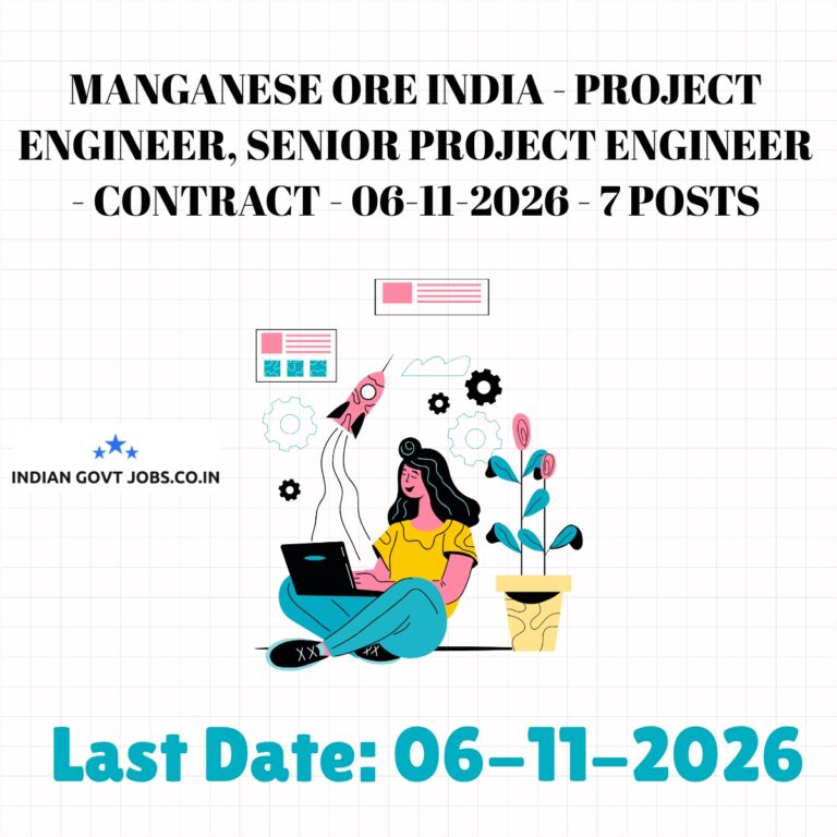 MOIL Project Engineer (Mechanical) Recruitment 2026