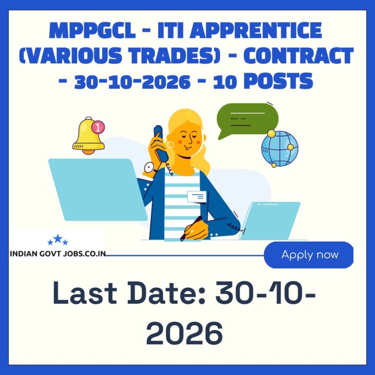 MPPGCL ITI Apprentice (Electrician) Recruitment 2026