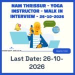 NAM Thrissur Yoga Instructor Recruitment 2026