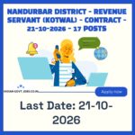 Nandurbar District Revenue Servant (Kotwal) Recruitment 2026