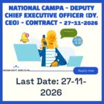 National CAMPA Deputy Chief Executive Officer (Dy. CEO) Recruitment 2026