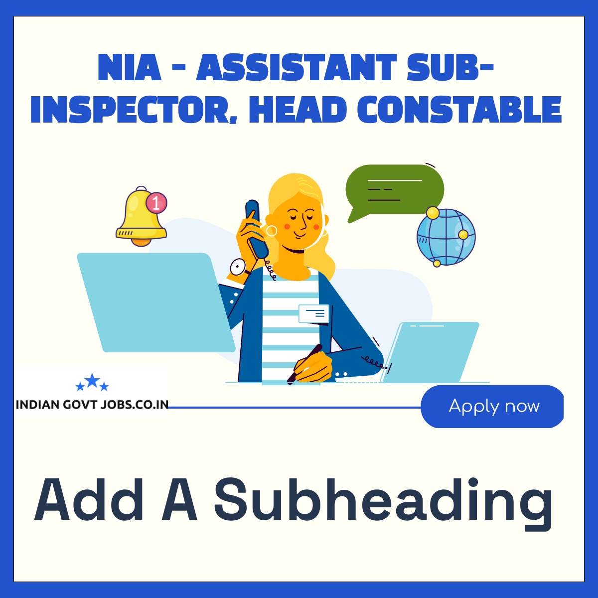 NIA Assistant Sub-Inspector Recruitment 2026