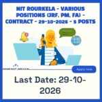 NIT Rourkela Junior Research Fellow (JRF) Recruitment 2026